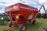 EZ Trail Model 3400 Gravity Wagon, 300 Bushel  With Kewanee 10 Ton Running Gear, EZ Trail  Brush Aug