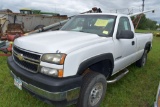 2007 Chevy 2500 HD Pickup, 4x4, Regular Cab,  101,721 Miles, Long Box, V8, Auto, A/C, Ag  Bumper