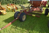 Pequea 8 Place Bale Mover, Single Axle, Dolly  Front Wheels