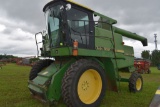 John Deere 6620 Combine, 1294 Hours Showing,  Chopper, 42