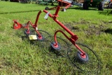 Tonutti 4 Wheel 3pt. Hay Rake, New/Unused