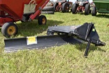 Bison 300XHD 10' 3pt. Blade, Very Little Use,  Bracket For Hydraulic Cylinders