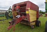 New Holland 855 Round Baler 5' x  6' Bales,  1500lbs Bales, Gandi Attachment, 540 PTO, SN:  687491