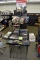 Metal Store Display Rack With Contents, Pearl Harbor, Hunting And Fishing DVDs