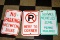 (3) Parking Signs