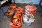 Boat Gas Tank, (5) Metal Gas Cans