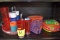 Large Assortment Of Plastic Cups And Plates