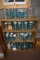 3 Shelf Bookcase With Large Assortment Of Mason Jars