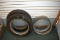 4 Car Rims With 2 Tires, 4.5-4.75-5.00x20