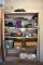 5 Shelf Metal Cabinet, With Large Assortment Of Letters/Numbers, Office Supplies