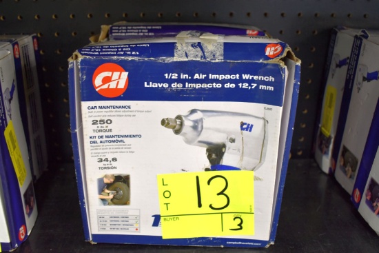 Campbell Hausfeld 1/2'' Air Impact Wrench, 250Ft LBs Torque, Open Box Store Return, Selling 3x$