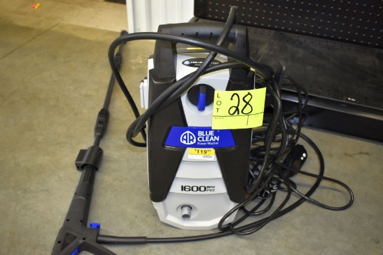 AR Blue Clean Electric Power Washer, 1600PSI, Hose And Wand