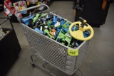 Shopping Cart Full Of Nozzles And Sprinklers