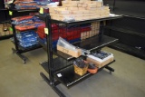 Lozier Double Sided Store Shelf On Casters