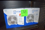 (4) 9'' Box Fans