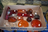 Assortment Of Glass, Couple Plastic Taillight Lens Covers