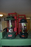 (2) Coleman Lanterns With Red Cases