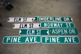 (8) Street Signs