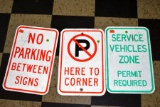 (3) Parking Signs