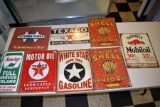 (8) New Tin Signs