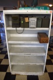 Metal Ammo Cans And Metal Shelf