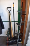 Forks And Shovels, Broom, Jack, Tree Stand Ladder