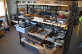 4 Shelves Of Assorted Hand Tools, Levels, Squares