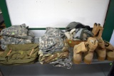 Assortment Of Modern Military Clothes And Boots