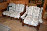 Matching Love Seat And Chair