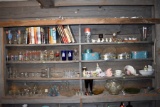 Assortment Of Glass Bottles, Pottery, Vases