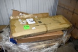 Pallet Of Assorted Flat Packed Furniture, Open Boxes, May Be Missing Parts