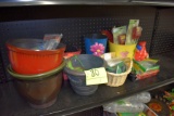 Assortment Of Flower Pots, Garden Items