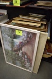 Large Assortment Of Pictures And Frames