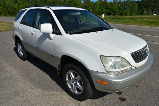 2001 Lexus RX300, AWD, 4 Door, Auto, 3.0L, Full Power, Leather, Sunroof, 108,070 Miles