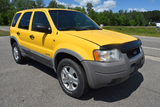 2002 Ford Escape XLT V6, AWD, 4 Door, Sunroof, 145,969 Miles, Yellow