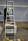 6' Aluminum Step Ladder and Step Stools