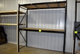 1 Set of Pallet Racking 2 Shelves,  8' x 37