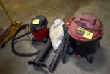 12 Gallon and 5 Gallon Shop Vac and Homlite 26B Blower