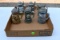 6 Minature Avon Beer Steins With Animal Theme
