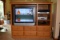 Oak Entertainment Center includes TV only(back opens up with 3 doors)