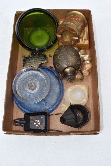 Assortment ashtrays