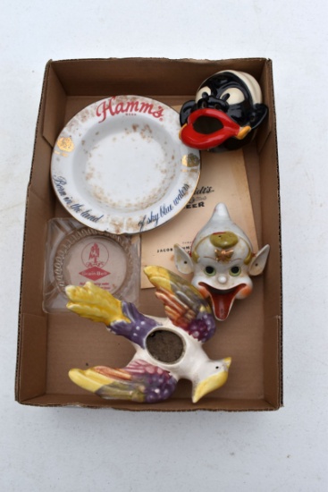 Ashtrays, Hamms & Grain Belt Beer and others