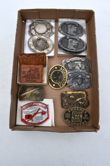 Belt Buckles, Red Power Round Up, Sweeney Borthers, Historic Construction, Country Music Hall Of Fam