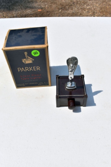 Parker Silent Flame Table Lighter In Box