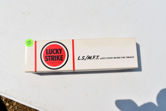 Lucky Strike Cigarettes Case With Packs, unopened, White