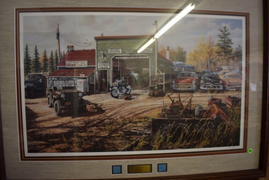 Ken Zylla "Presious Metal" Singed And Numbered Framed Print, 2784/2800