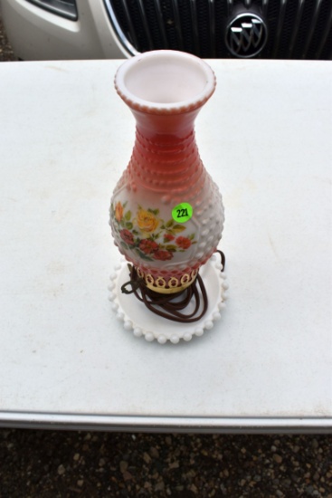 Electric Hobnail Table Lamp