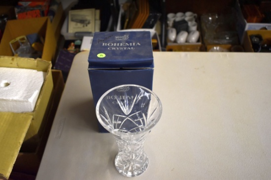 Bohemia Crystal Vase With Box