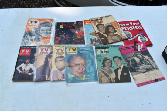 TV Guides from 1950's