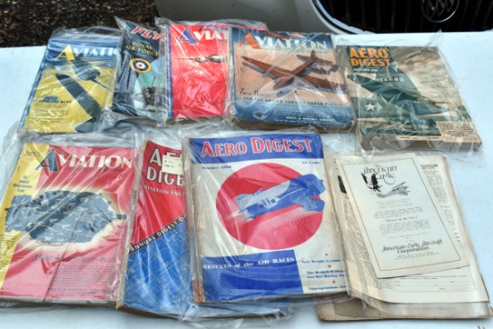 Aviation Magazines from 1940's